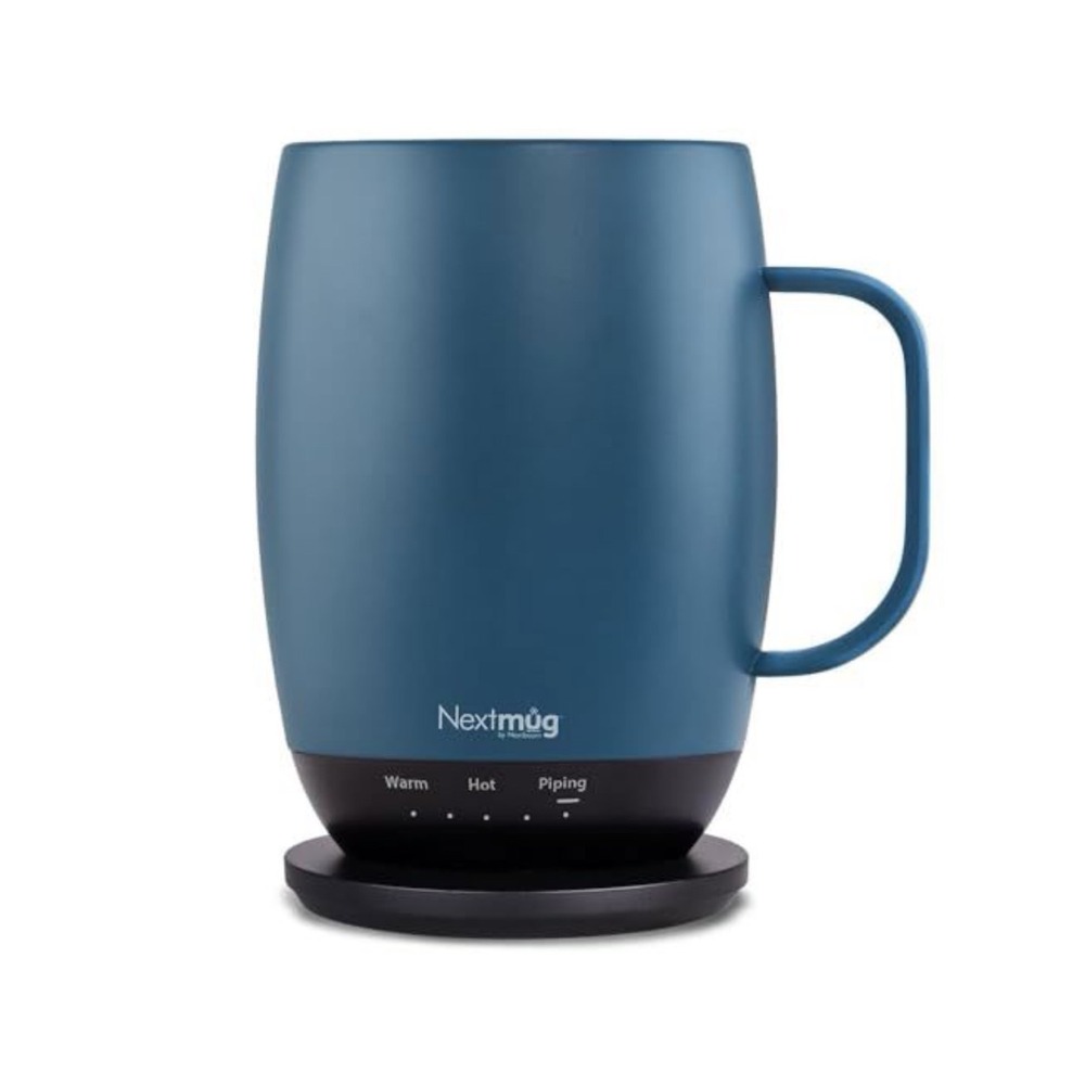 Nextmug Temperature Controlled Self Heating Coffee Mug 180z Dusty Blue Smart Mug